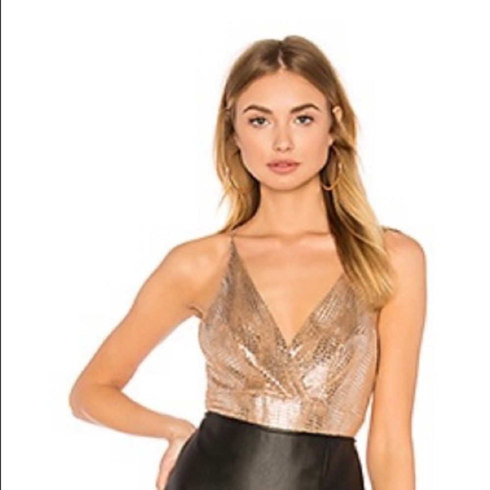 WYLDR rose gold bodysuit